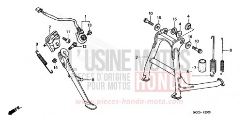 BEQUILLE CB1100SF1 de 2001